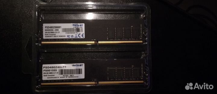 Оперативная память Patriot Signature 16 gb