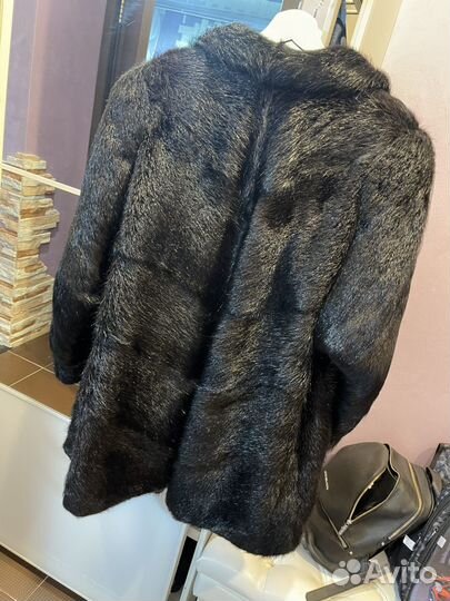 Шуба из нутрии 52