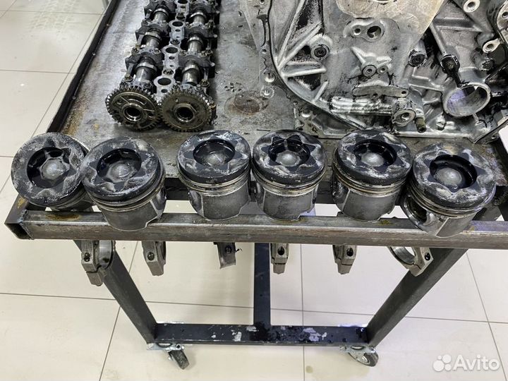 Головка блока цилиндров BMW N57D30B 4.0d гбц N57