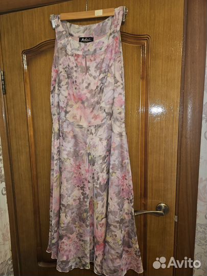 Шифоновое платье 48 размер