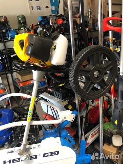 Мотокоса huter GGT-2900W колесная