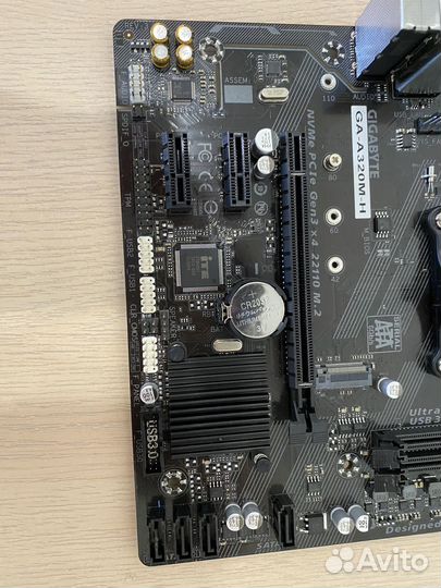 Материнская плата am4 gigabyte ga320m-h