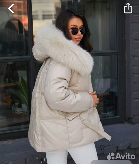 Пуховик женский 48 50 бу