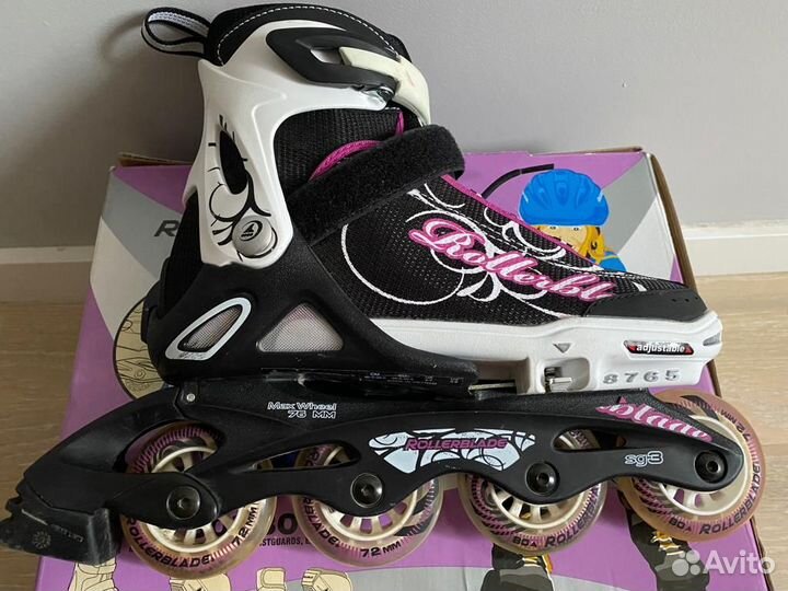 Коньки роликовые Rollerblade раздвижные 36,5-40,5
