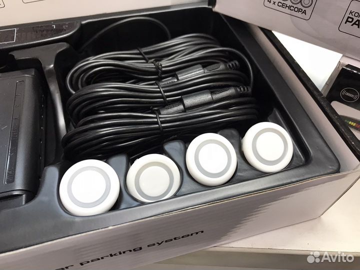 Парковочный радар Alfa AF-164 белый