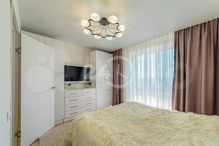 3-к. квартира, 63,4 м², 12/17 эт.