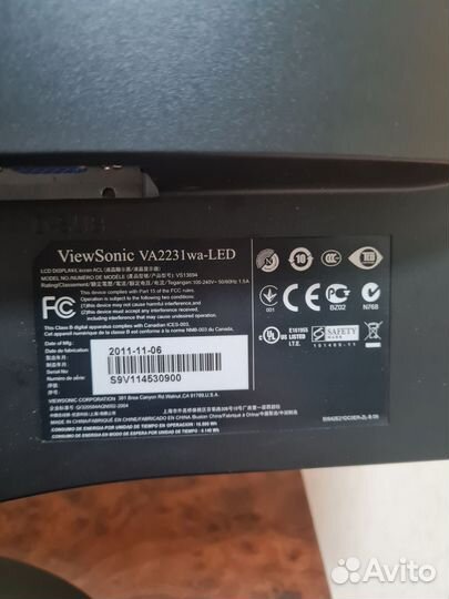 Монитор для компьютера viewsonic