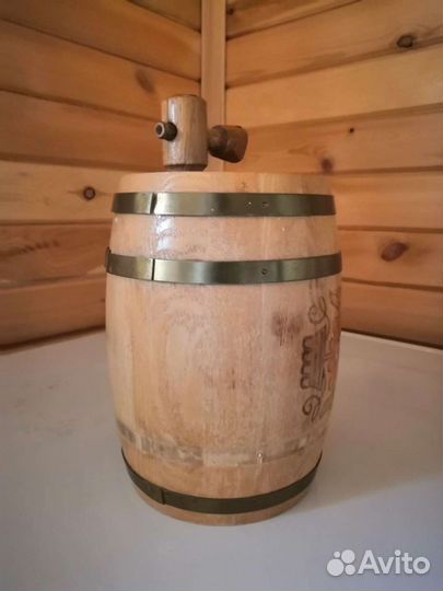 Бочонок деревянный сувенирный