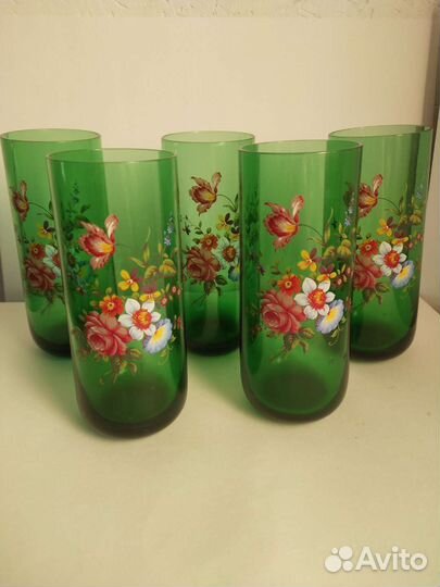 Цветное стекло.Бокалы,фужеры СССР