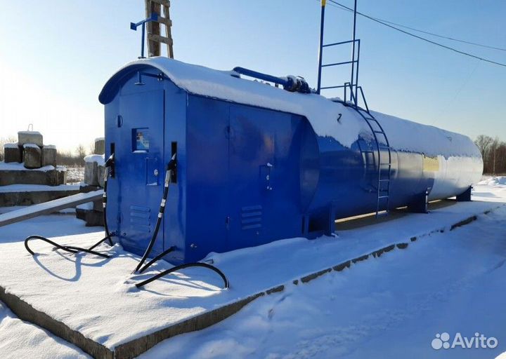 Контейнерная АЗС для заправки своей техники