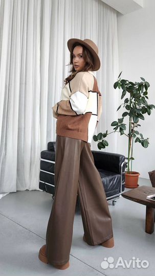 Брючки палаццо новые