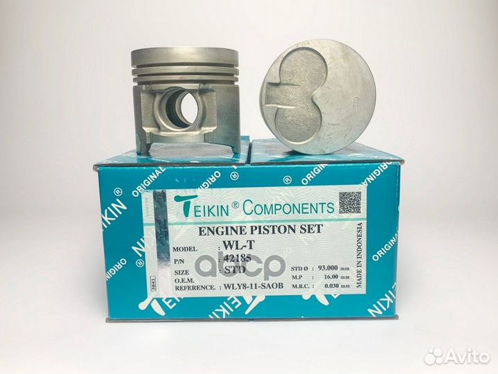 Поршни (к-т 4шт) std Teikin C9254, SL1217