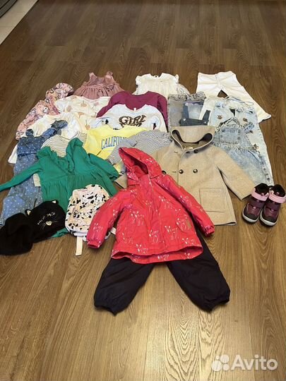 Детские вещи пакетом на девочку 92 - 110