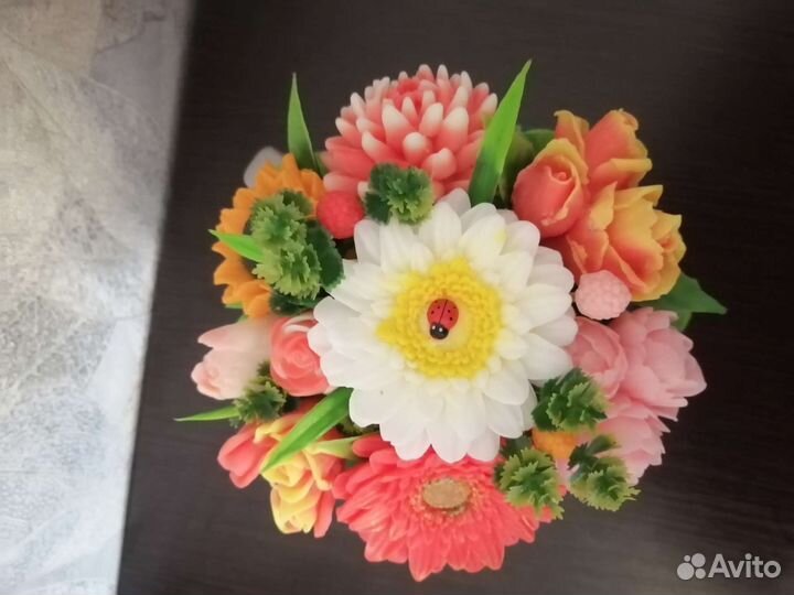 Букет из мыла