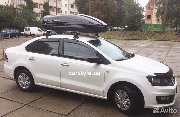 Автобокс (багажник ) на крышу Volkswagen Polo