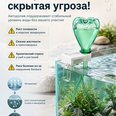 Автодолив воды для аквариума от испарения