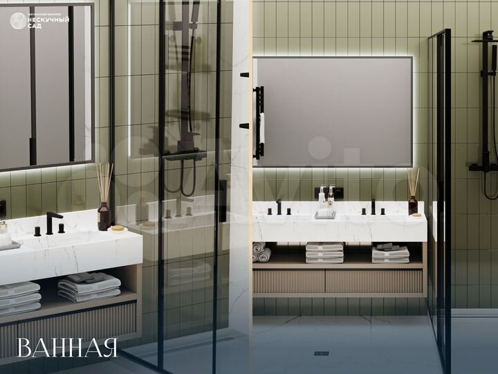 3-к. апартаменты, 60,8 м², 3/10 эт.