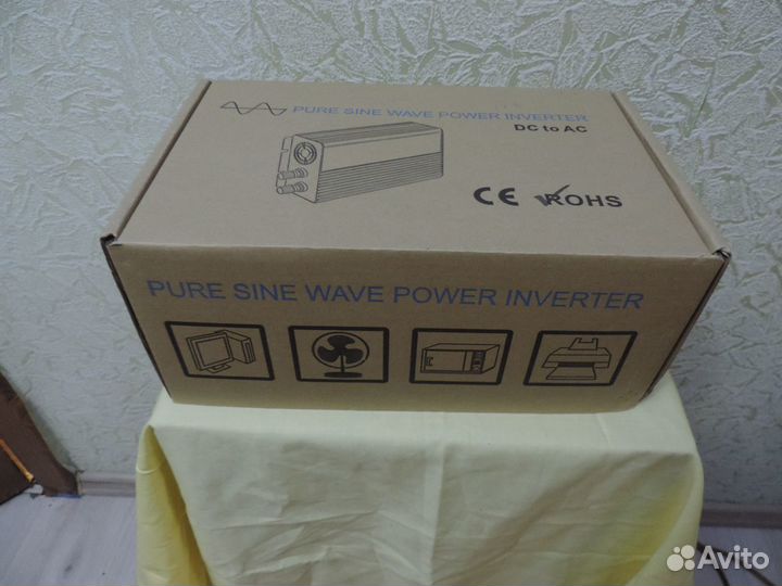 Инвертор 600вт 24в, чистый синус