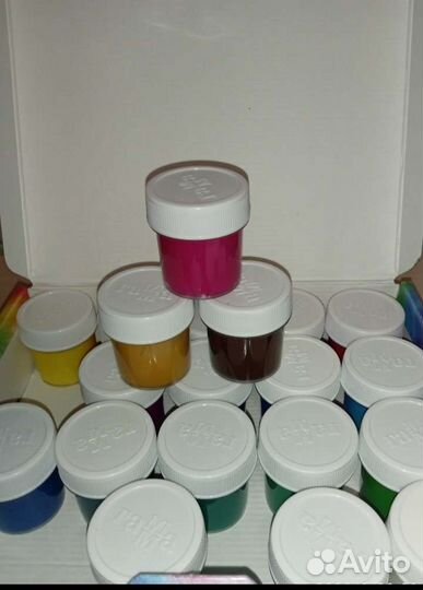 Краски гуашь(20цв). Новые