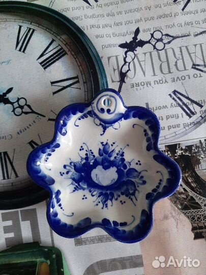 Тарелочки гжель декоративные