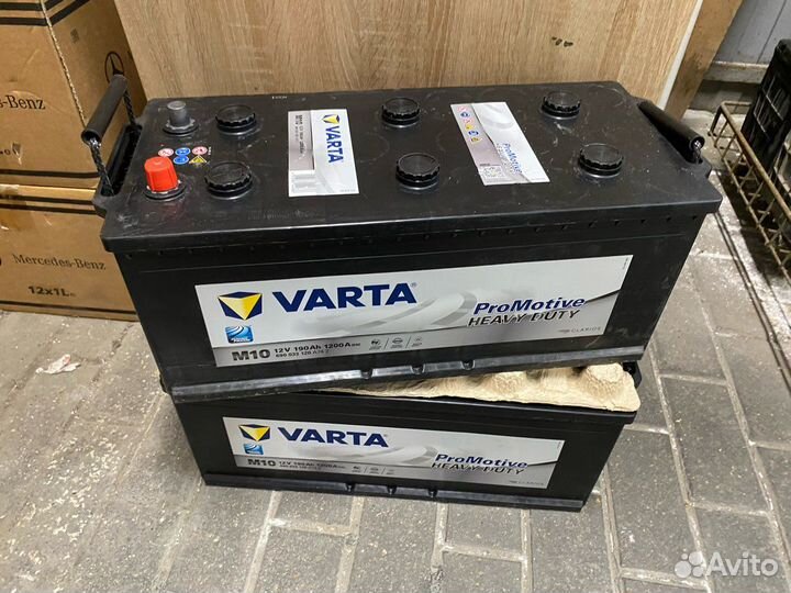 Varta Promotive Black M10 190 Ah о-п 1200A EN