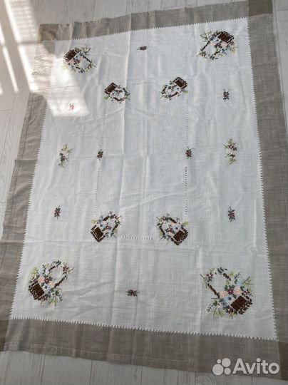 Скатерть льняная 125*165
