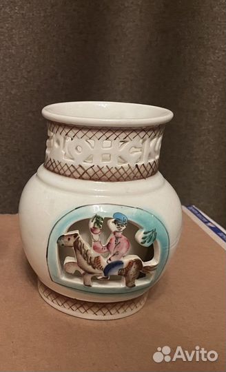 Ваза Семикаракорский фаянс