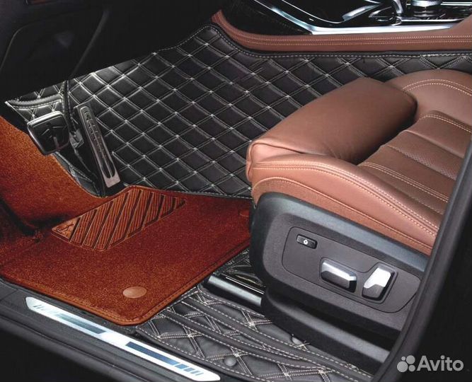 3D Коврики Range Rover Салон Багажник из Экокожи