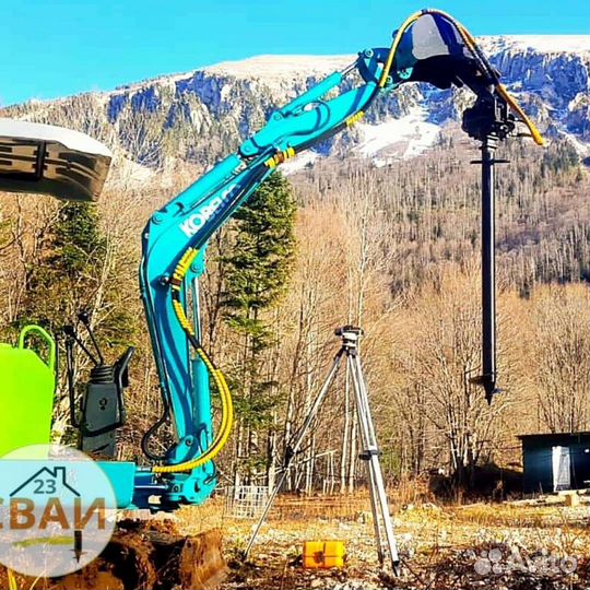 Свайно винтовой фундамент
