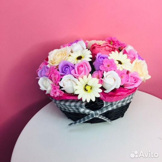 Мыльные розы, произведение - ручная работа