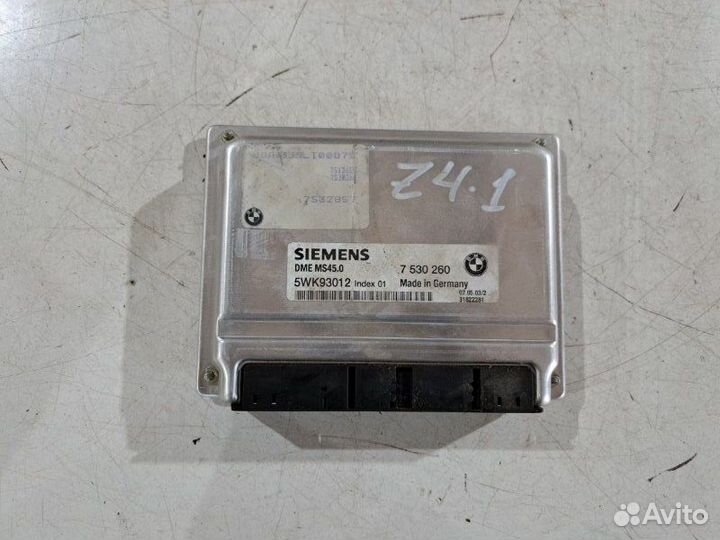 Блок управления двигателем DME Bmw Z4 E85 M54B30