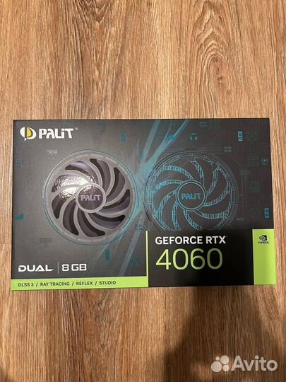 Видеокарта GeForce RTX 4060 dual 8GB