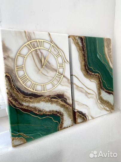 Картина из эпоксидной смолы на заказ