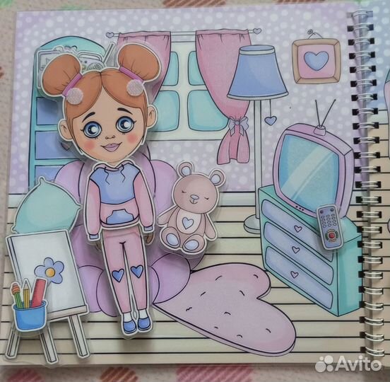 Книга на липучках 