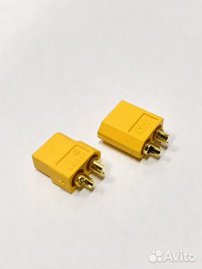 XT60 Разъем силовой питания пара мама+папа, желтый