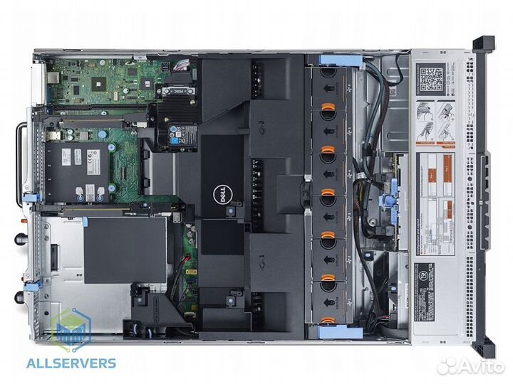 Сервер dell R730 H730 8*sff 2xE5-2637v4 96GB