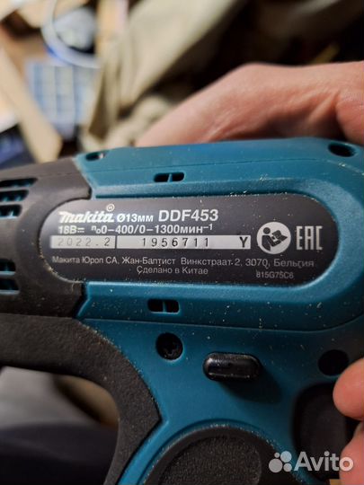 Дрель Шуруповерт makita ddf453