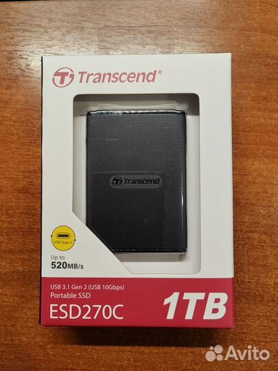 Внешний жесткий диск ssd новый