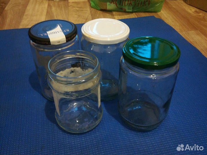 Банка стеклянная разный объем