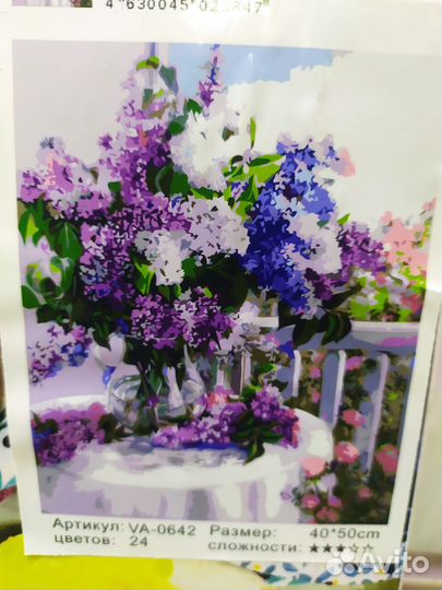 Картина по номерам новая