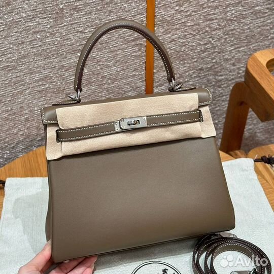 Сумка женская натуральная кожа Hermes