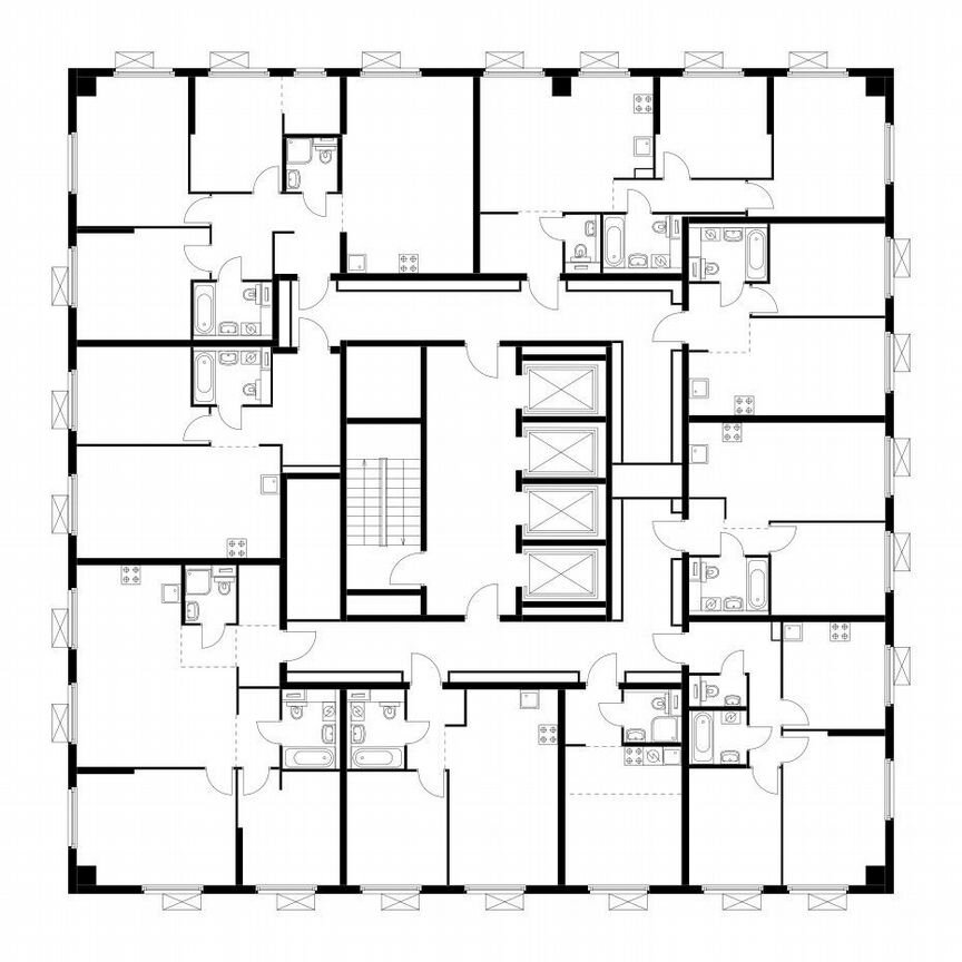 2-к. квартира, 48,4 м², 13/28 эт.