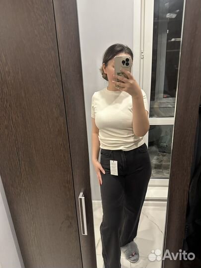 Джинсы женские широкиешикарная посадка