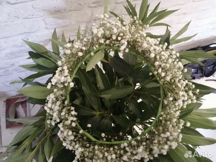 Венок на голову из цветов