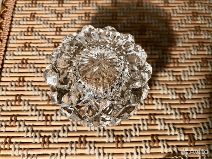 Солонка хрустальная