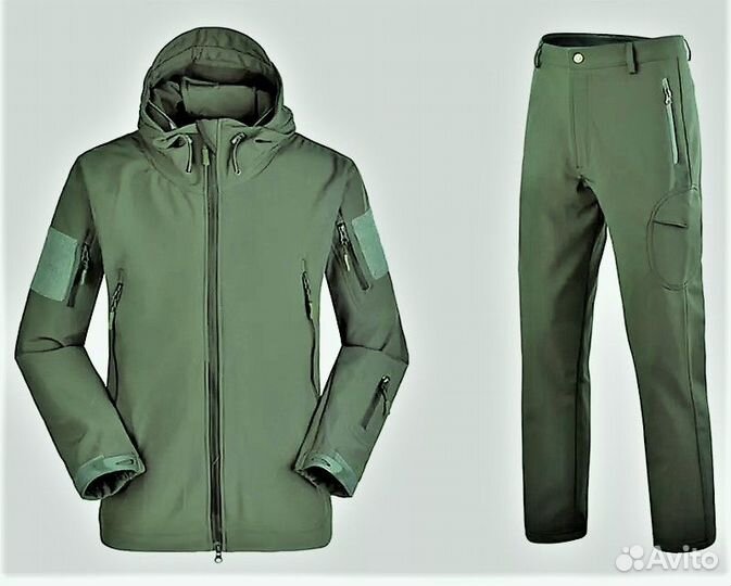 Куртка софтшел тактическая Олива 50 - 54