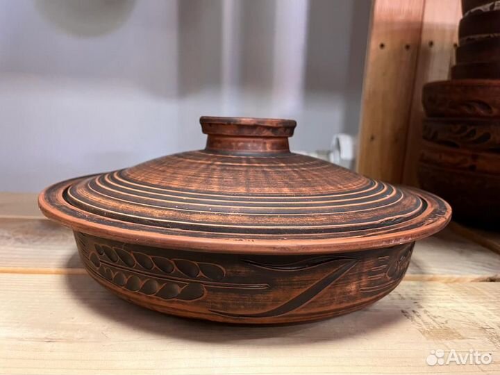 Сковорода глиняная