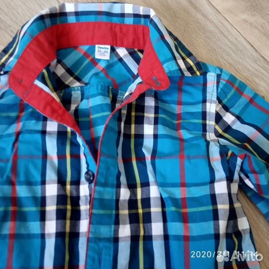 Рубашка на 1-3 года