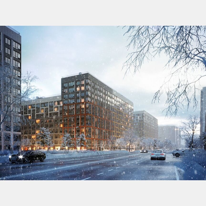 2-к. квартира, 67,5 м², 1/12 эт.
