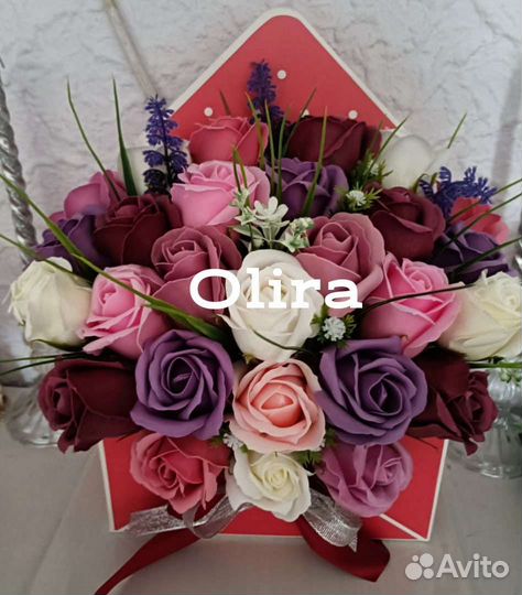 Мыльные розы, тюльпаны,пионы,камелии,георгины